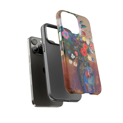 Bouquet of Flowers by Odilon Redon Phone Cases