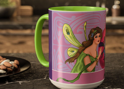 The Fairy’s Blossom Colorful Mugs (11oz, 15oz)