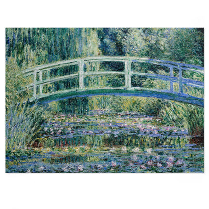 Water Lilies and Japanese Bridge by Claude Monet Puzzle (30, 110, 252, 500-Piece)
