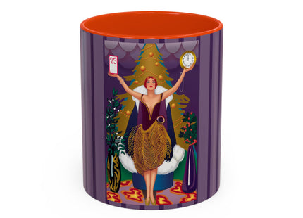 Countdown to Christmas Elegance Colorful Mugs (11oz, 15oz)