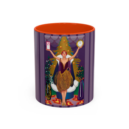 Countdown to Christmas Elegance Colorful Mugs (11oz, 15oz)
