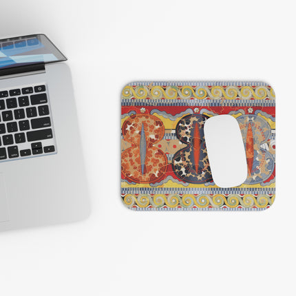 Reproduction of the Shield Frieze by Emile Gilliéron Mouse Pad, Rectangle