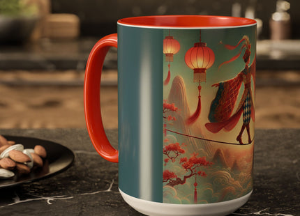 The Lantern Walker Colorful Mugs (11oz, 15oz)