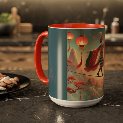 The Lantern Walker Colorful Mugs (11oz, 15oz)