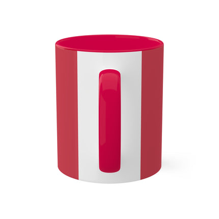 Wood for the Plum Tree by Tsukioka Yoshitoshi Colorful Mugs, 11oz