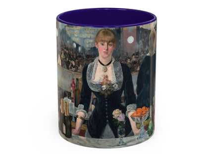 A Bar at the Folies-Bergère by Edouard Manet Colorful Mugs (11oz, 15oz)