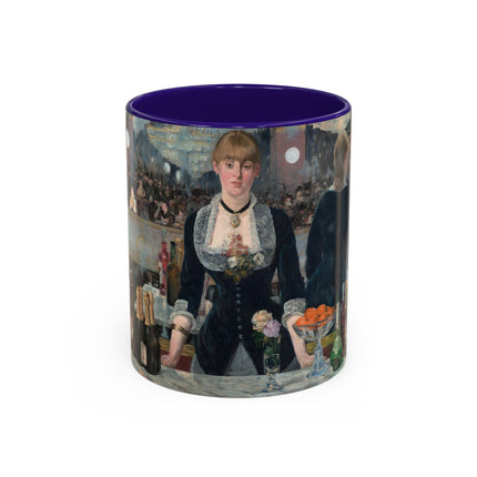 A Bar at the Folies-Bergère by Edouard Manet Colorful Mugs (11oz, 15oz)