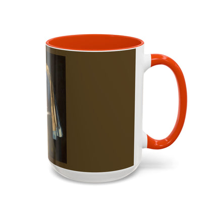 Girl with a Pearl Earring by Johannes Vermeer Colorful Mugs (11oz, 15oz)