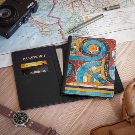 Reproduction of S-Spiral Frieze by Emile Gilliéron Passport Cover