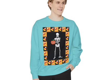 Candy Corn Skeleton Unisex Garment-Dyed Sweatshirt