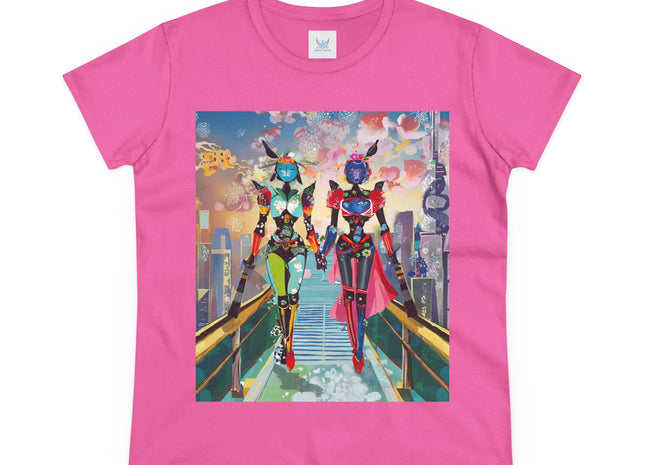 Cyber Punk Robot Models Cotton Tee