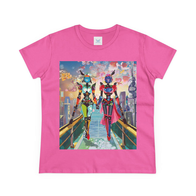 Cyber Punk Robot Models Cotton Tee