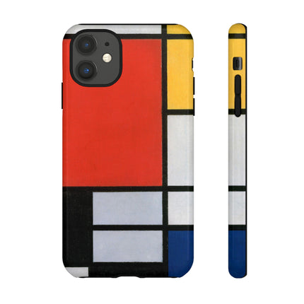 Composition with Red, Yellow, Blue, and Black by Piet Mondrian Phone Cases
