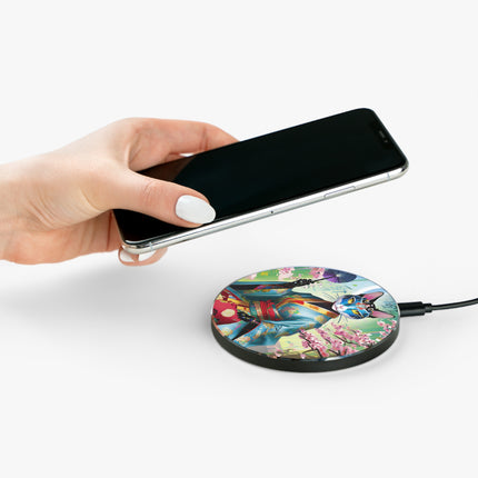 Cyberpunk Geisha Wireless Charger