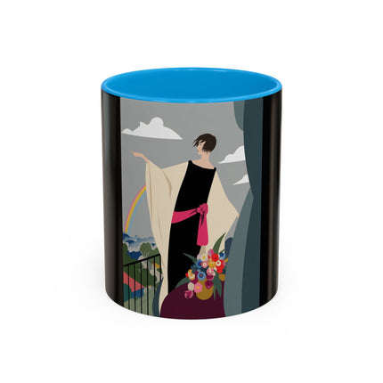 Rainbow Reverie Colorful Mugs – Elegant Renewal & Serene Beauty