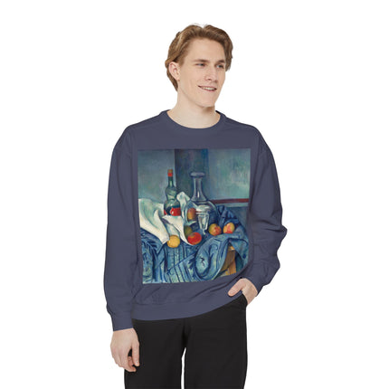 The Peppermint Bottle by Paul Cézanne Unisex Garment-Dyed Sweatshirt