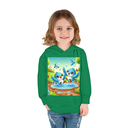 Bluebird Playtime Toddler Pullover Fleece Hoodie