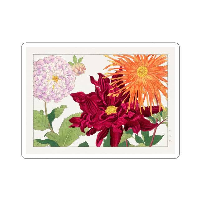 Dahlia by Tanigami Kônan Kiss-Cut Stickers (4 Sizes)