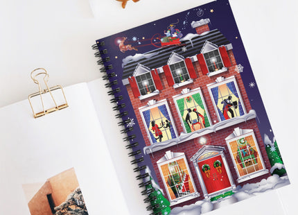 A Christmas Eve Celebration Spiral Notebook - Ruled Line