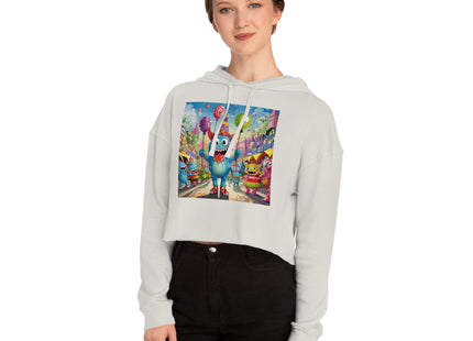 Monster Parade Madness Women’s Cropped Hooded Sweatshirt