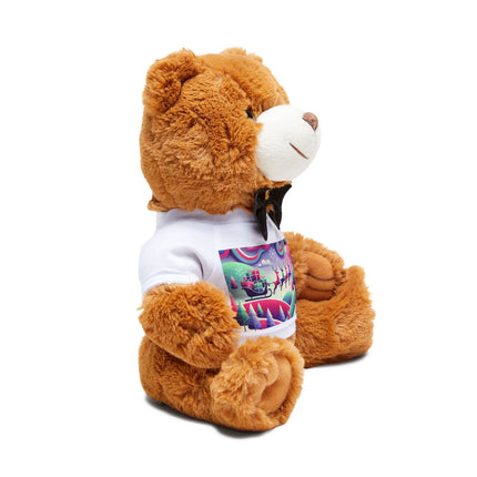 Festive Reindeer Flight Teddy Bear with T-Shirt