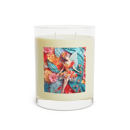 Hibiscus Fairy Scented Candle - Full Glass, 11oz - The White Tea & Fig, The Lavender & Sage, and The Ocean Mist & Moss