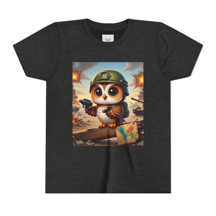 Owl on the Front Lines Youth Short Sleeve Tee