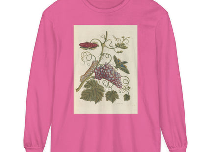 Botanical Pl.49 by Maria Sibylla Garment-dyed Long Sleeve T-Shirt