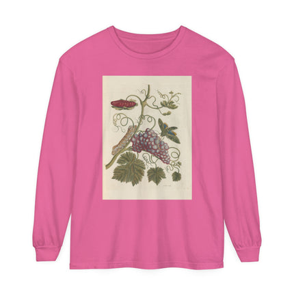Botanical Pl.49 by Maria Sibylla Garment-dyed Long Sleeve T-Shirt
