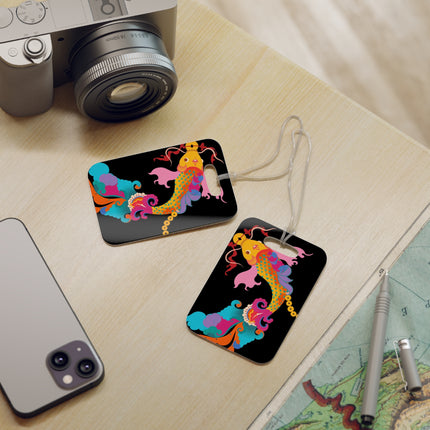 Golden Koi Luggage Tag – Prosperity & Vibrant Energy
