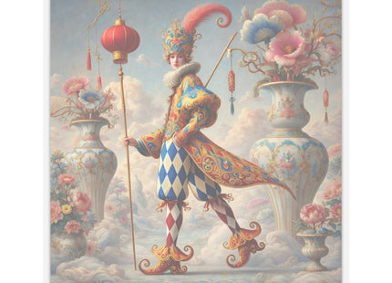 The Ornamental Jester Kiss-Cut Stickers (4 Stickers)