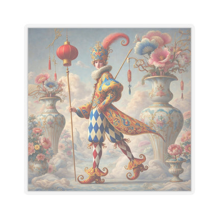 The Ornamental Jester Kiss-Cut Stickers (4 Stickers)