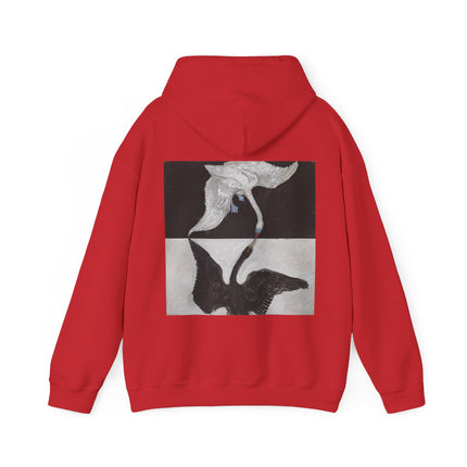 The Swan by Hilma af Klint Heavy Blend™ Hooded Sweatshirt