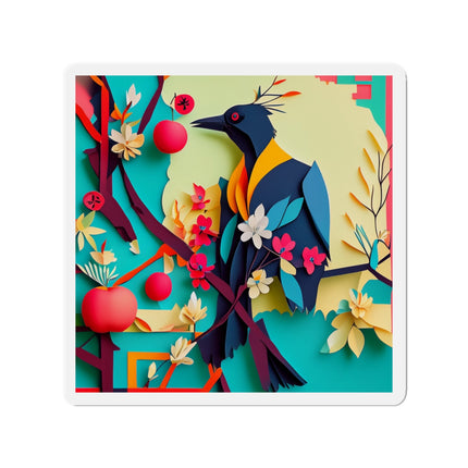 Curious Crow Die-Cut Magnets (5 Sizes)