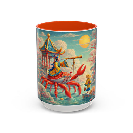 The Celestial Crab Navigator Colorful Mugs (11oz, 15oz)