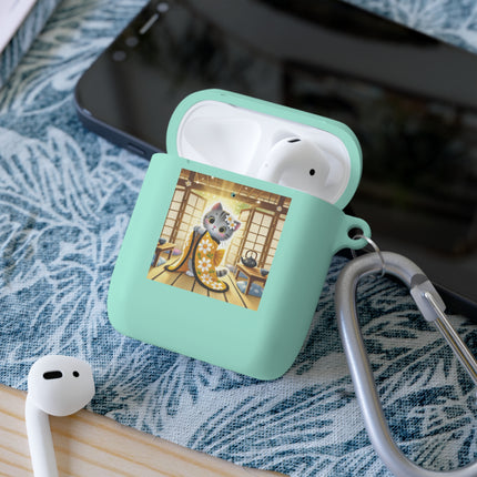 Playful Kitten in the Tea Room AirPods and AirPods Pro Case