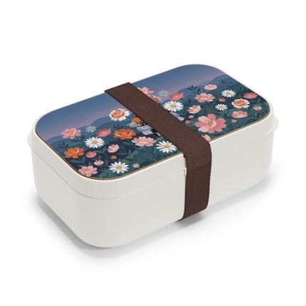 🌸🎀 The Grand Floral Promenade Bento Lunch Box – Art Deco Fashion Fantasy