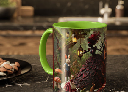 Malice in Wonderland – Gothic Halloween Colorful Mugs (11oz, 15oz)