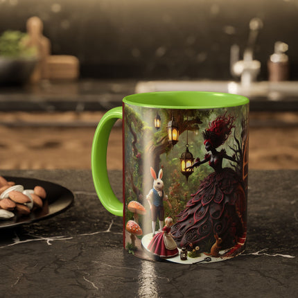 Malice in Wonderland – Gothic Halloween Colorful Mugs (11oz, 15oz)