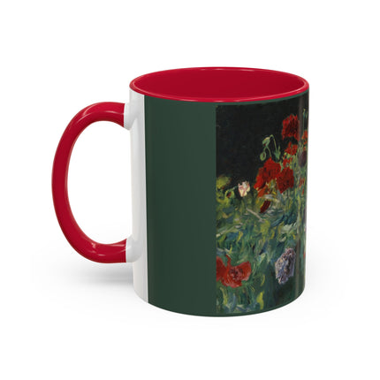 A Study of Poppies for Carnation, Lily, Lily, Rose by John Singer Sargent Colorful Mugs (11oz, 15oz)