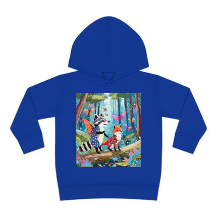 Whimsical Woodland Toddler Pullover Fleece Hoodie