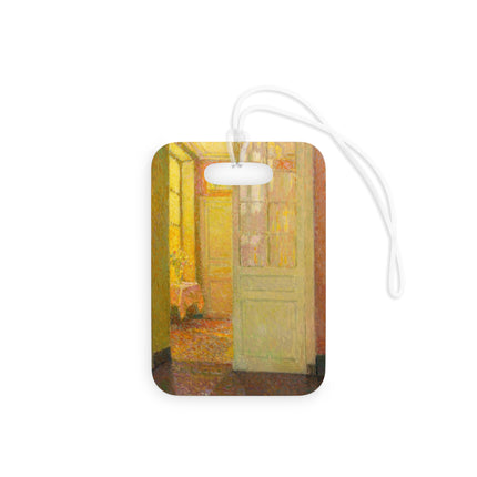 Interior, Window Light by Henri Le Sidaner Luggage Tag – Rectangle & Round