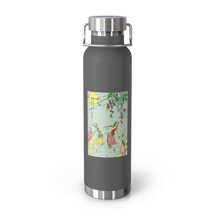 Moonlit Dance of Enchanting Fairies Copper Vacuum Insulated Bottle, 22 oz