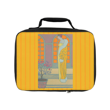 Sur Les Marches Du Jardin by Georges LePape Lunch Bag