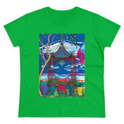 Serene Splendor Women's Midweight Cotton Tee