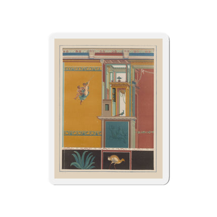 Pompeii Wall Pl.20 by Victor Steeger Die-Cut Magnets (5 Sizes)