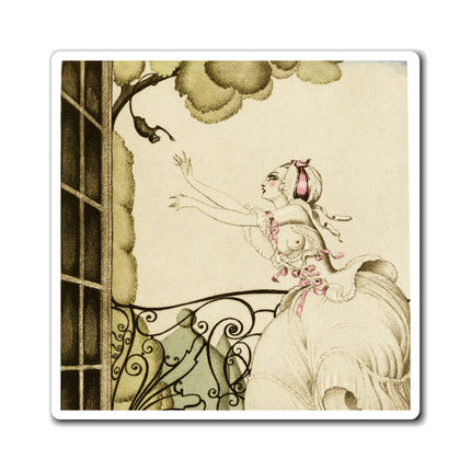 Sur talons rouges (On Red Heels) pl 02 by Gerda Wegener Magnets (3 Sizes)