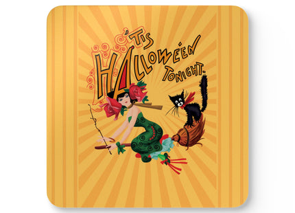 The Bewitching Ride Corkwood Coaster Set