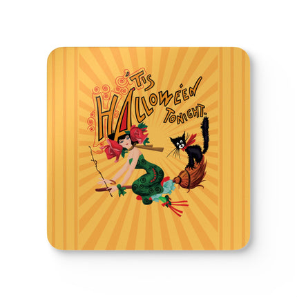 The Bewitching Ride Corkwood Coaster Set