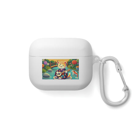 Melodic Kitten by the Koi Pond AirPods and AirPods Pro Case